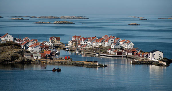 utsikt över Göteborgs skärgård