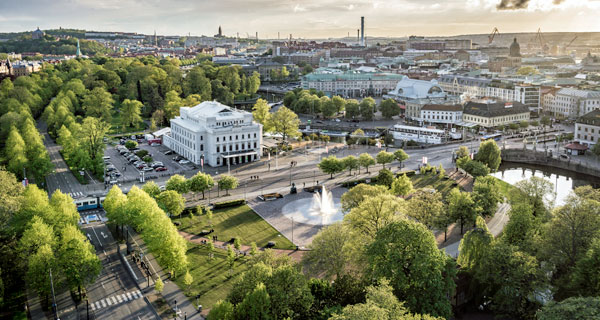 utsikt över centralt Göteborg